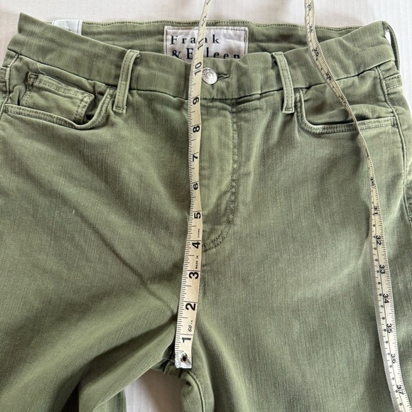 Frank & Eileen Olive Green Sligo Jeans Size 29 - Picture 10 of 11